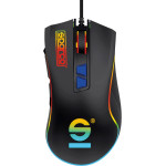Sparco Gaming ������� Line ��������� Usb 7200 Dpi Rgb ����� - (SPMOUSEPRO)