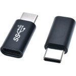 Powertech ���������� USB-C �������� �� ������, 10Gbps, ������ - (CAB-UC063)