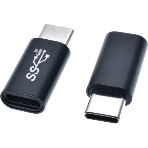 Powertech ���������� USB-C �������� �� ������, 10Gbps, ������ - (CAB-UC063)