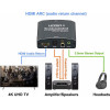 Powertech Hdmi Audio Extractor 4K/60Hz, ���� - (CAB-H153)
