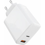 Egoboo Powershift Gan Charger PD-65W - White - (EBFCTCUSBAC65-WHI)