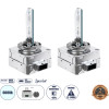 GloboStar ������ ����������� Hid Xenon D1S Super Vision High Brightness +80% Can-Bus Dot ECER37 360� Dc 12-24V IP20 �4 x �5 x �8cm ����� ����� 6000K - ��� 2 �������� - (84040)