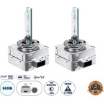 GloboStar ������ ����������� Hid Xenon D1S Super Vision High Brightness +80% Can-Bus Dot ECER37 360� Dc 12-24V IP20 �4 x �5 x �8cm ����� ����� 6000K - ��� 2 �������� - (84040)