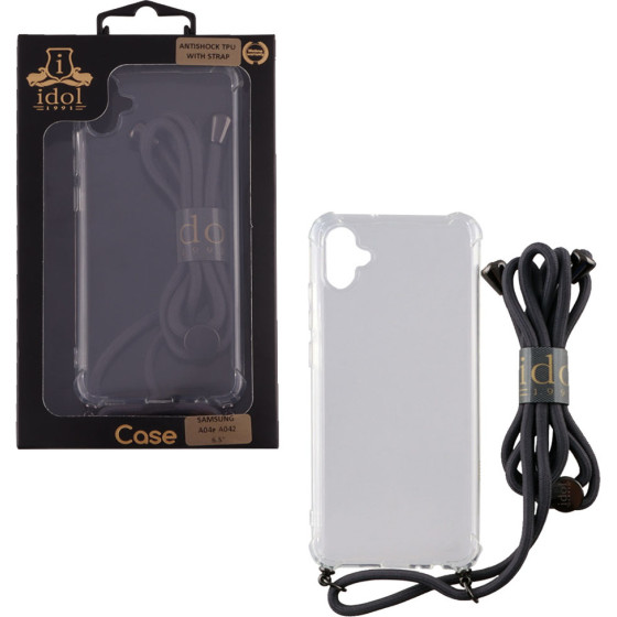 Idol 1991 ���� Samsung A04e A042 6.5'' Antishock Air Tpu With Strap Full Camera Protection ������� - (5205308332241)