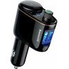 Baseus Car Bluetooth Transmitter MP3 Player S-06 Black - (CCHC000001)