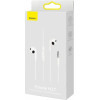 Baseus H17 Earbuds Handsfree With 3.5mm Connector White - (NGCR020002)