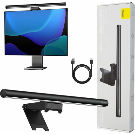 Baseus I-Wok2 Monitor Light Bar �� Touch Panel Black - (DGIW000101)