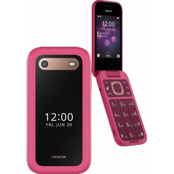 Nokia ������ �� ������� 2660 Flip Ds 2.8'' 4G 128MB/48MB (TA-1469) Pop Pink GR