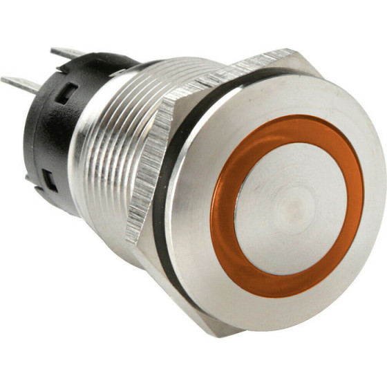 Lampa ��������� ������� (BUTTON) 12/24V 5AMax 5PIn IP65 ON/Off Me Led ��������� ���������� ������ - 1 TEM. - (45577)