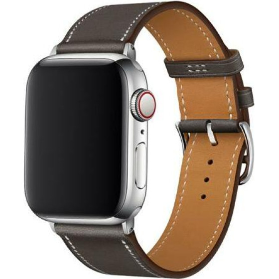 Devia �������Elegant Pu Leather Apple Watch (38/ 40/ 41mm) Taupe - (6938595365416)