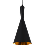 GloboStar Shanghai Black �������� �������� ��������� ������ �������� 1 x E27 ����� ��������� ������� �19 x �38cm - (01025-C)