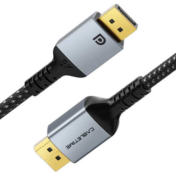 Cabletime ������� Displayport CT-DP8K, 32.4Gbps, 8K/60Hz, 3m, ����� - (CT-DP8K-AG3)