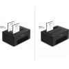 DeLock Docking Station clone/Erase function, 2x SSD/HDD, 5Gb/s - (64187)