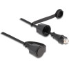 DeLock ������� ������� Cat 6 STP, �� ������, IP68, 1m, ����� - (80166)