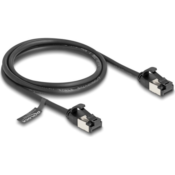 DeLock ������� ������� Cat 8.1 U/FTP, 40Gbps, 1m, ����� - (80183)