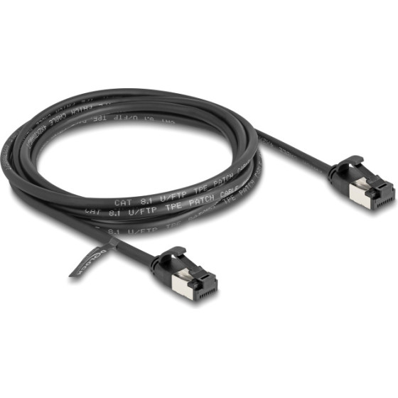 DeLock ������� ������� Cat 8.1 U/FTP, 40Gbps, 2m, ����� - (80184)