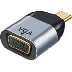 Powertech ���������� USB-C �� Vga 1080p/60Hz, ���� - (PTH-094)