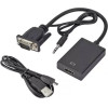 Powertech ���������� Vga & 3.5mm �� Hdmi ������ - (PTH-078)