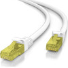 Powertech ������� U/Utp Cat 5e Copper 26AWg 0.4mm, 0.5m, ���� - (CAB-N262)