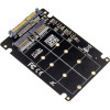 Powertech ����� ��������� U.2 Sas 2.5'' �� M.2 B & M NGFF/Nvme - (ST526)