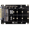 Powertech ����� ��������� U.2 Sas 2.5'' �� M.2 B & M NGFF/Nvme - (ST526)