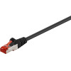 Goobay ������� S/Ftp CAT6 CCA, Awg 27/7, 1m, ����� - (95478)
