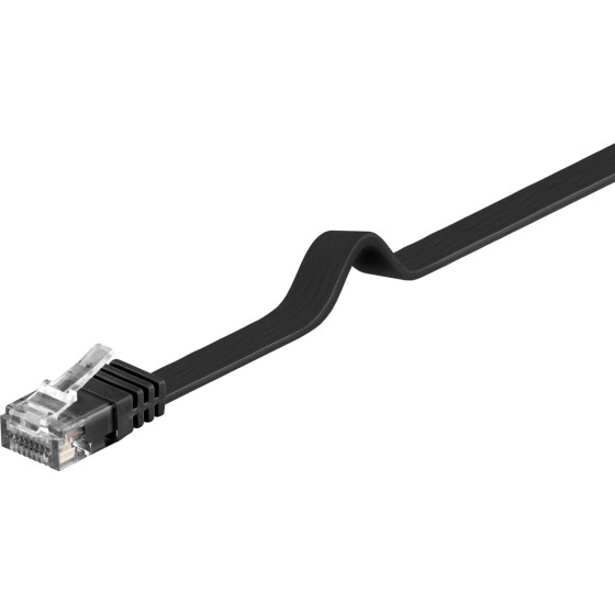 Goobay ������� U/Utp CAT6, flat, Awg 32/7, copper, 20m, ����� - (95385)