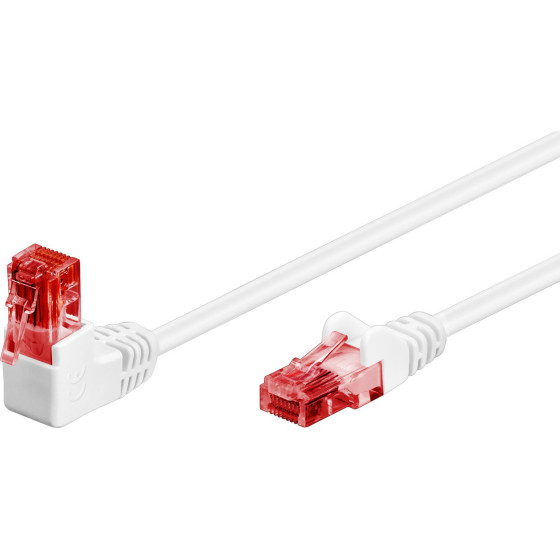Goobay ������� ������� Cat 6 U/UTP, �������, CCA, 1m, ����� - (51522)