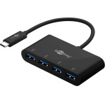 Goobay Usb Hub 4x Usb 3.0 �����, 5Gbps, ����� - (61073)