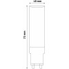 Avide Led 7W G9 220� Ww 3000K Flat - (ABG9WW-7W-B)