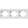 Entac Arnold Horizontal Wall Frame 3 White - (ERWSF3-ARN-W)