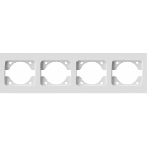 Entac Arnold Horizontal Wall Frame 4 White - (ERWSF4-ARN-W)