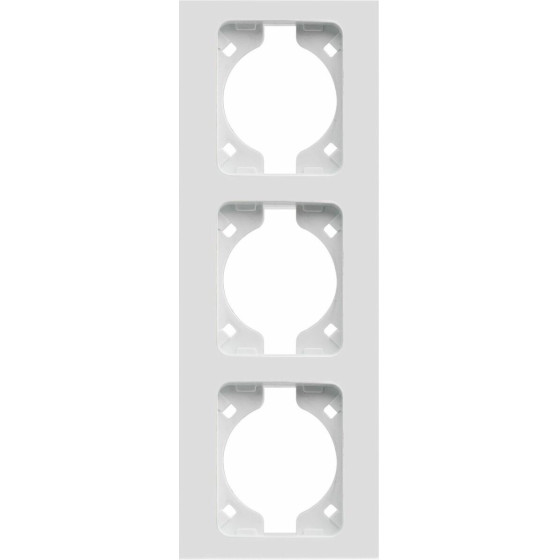 Entac Arnold Vertical Wall Frame 3 White - (ERWSVF3-ARN-W)