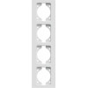 Entac Arnold Vertical Wall Frame 4 White - (ERWSVF4-ARN-W)