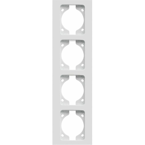 Entac Arnold Vertical Wall Frame 4 White - (ERWSVF4-ARN-W)