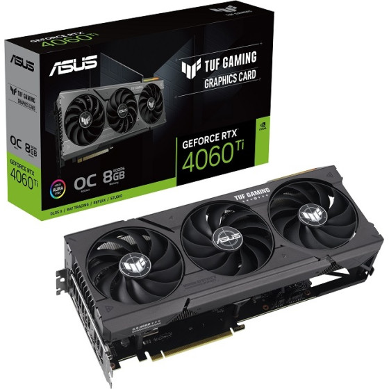 Asus TUF-RTX4060TI-O8G-GAMING, 8GB, GDDR6 - (90YV0J50-M0NA00)