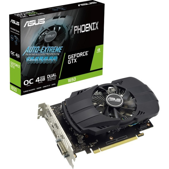 Asus PH-GTX1650-O4GD6-P-EVO, 4GB, GDDR6 - (90YV0GX4-M0NA00)