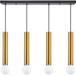 Homelighting SE21-GM-5-4BL ADEPT TUBE GOLD MATT Gold Matt Pendant+ - (77-8684)