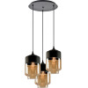 Homelighting SE21-HN-18-30-3BL+ GABY Honey Glass Pendant+ - (77-8789)