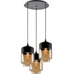Homelighting SE21-HN-18-30-3BL+ GABY Honey Glass Pendant+ - (77-8789)