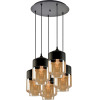 Homelighting SE21-HN-18-30-5BL+ GABY Honey Glass Pendant+ - (77-8791)