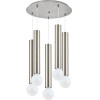 Homelighting SE21-NM-5-5NM ADEPT TUBE NICKEL MAT Nickel Matt Pendant+ - (77-8663)