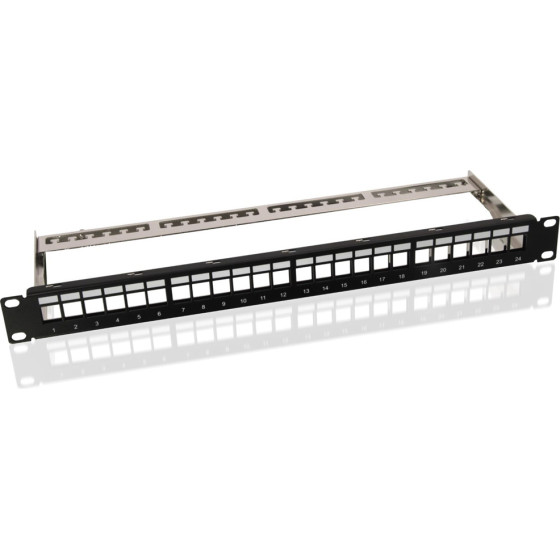 Goobay Keystone Patch Panel 19''/1U, 24x ports, ����o - (95743)