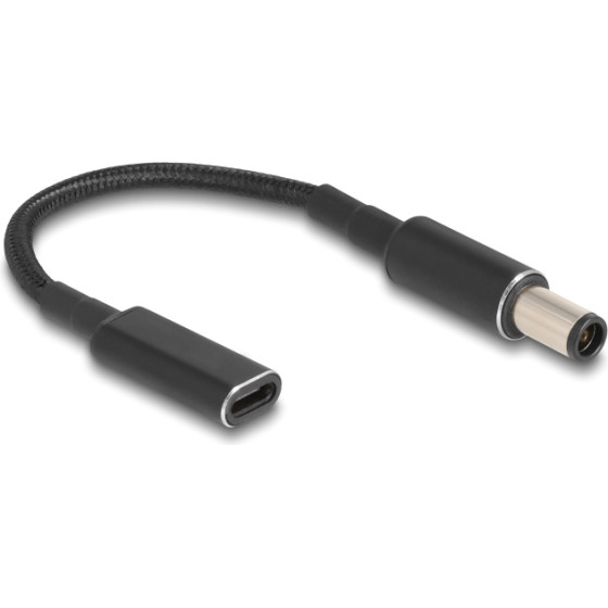 Powertech ������� ����������� USB-C �� Hp 7.4x5.0mm, ����� - (CAB-UC074)