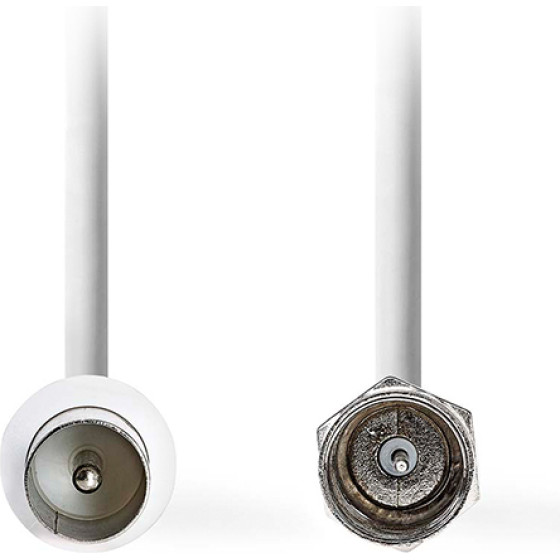 Nedis CSGL41800WT15 Satellite & Antenna Cable F Male - Iec (COAX) Male 1.50m WHITE