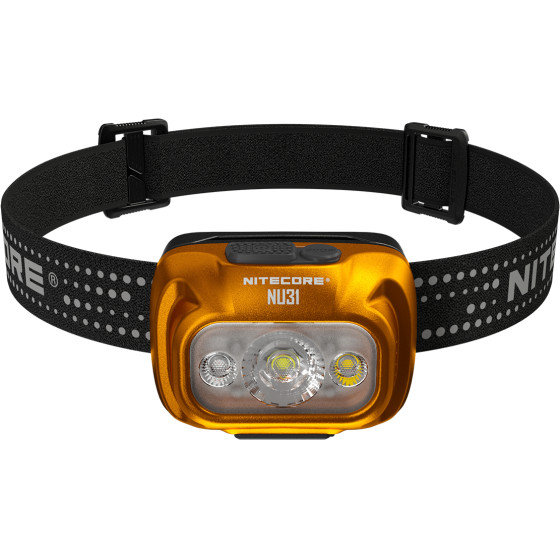 NiteCore ����� Led Headlamp NU31, Orange