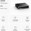 Mercusys Desktop Switch 6x 10/100 Mbps, PoE+, Ver. 1.0 - (MS106LP)