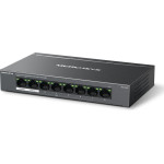 Mercusys Desktop Switch 8x 10/100/1000 Mbps, PoE+, Ver. 1.0 - (MS108GP)