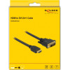 DeLock ������� Hdmi �� Dvi 2K/60Hz, 7.92 Gbps, 1.5m, ����� - (85653)