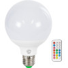 GloboStar ����� Led E27 G95 ������� 12W 780lm 260� Ac 220-240V IP20 �9.5 x �14cm - �������� �������� ���� ���������������� - ��������� RGB+Ww - 2 Years Warranty - (76071)